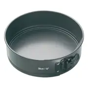 Mastercraft 30cm Springform Non-Stick Heavy Base Round Cake Pan Baking Black