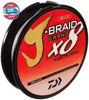 , J-Braid X8 Grand Braided Line, 150 Yards, 30