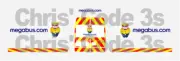 Code 3 Adhesive Vinyl Decal Suit Oxford Diecast 1/76 various - Megabus Van