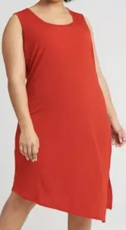 TS Taking Shape Plus Sz M 20 Luna Basic Instinct Slip Dress Red