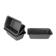 Non-Stick Mini Loaf Pan, Set of 4 - 15x8.5x4.5cm
