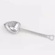 10 Pcs Heart Shaped Tea Infusers Teapot Fine Holes Strainer Unique Spoon Design