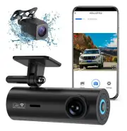 1 set 1080P WiFi dual-lens driving recorder Ultra-clear night vision front 2K