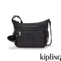 在飛比找蝦皮商城優惠-Kipling『牛角包』曜岩黑品牌經典圓標多袋實用側背包-G