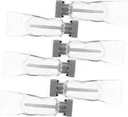 MERRYHAPY Diy Lip Gloss Holders 8pcs Empty Lipstick Tubes Toothpaste Shape Refillable Lip Gloss Bottles