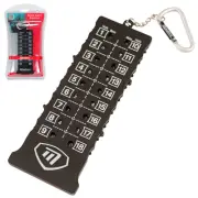 2025 Masters Golf Score Card Counter Stroke Scoring System Bag Accessory Clip