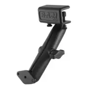 RAM Glare Shield Clamp 1" Ball Long Mount with Diamond AMPS Base RAM-B-177-C