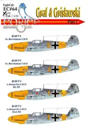 EagleCals Decals 1/72 MESSERSCHMITT Bf-109 GRAF & GRISLAWSKI Hermann Graf #1