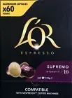 L'OR Espresso Supremo 60x Coffee Capsules Compatible with Nespresso Machines