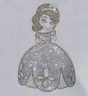 Sofia the First (1st) iron on Disney rhinestone transfer (full body)