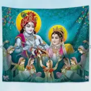 radha krishna wall tapestry bedroom wall tapestry