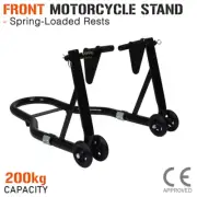Motorcycle Stand FRONT Motorbike Lift Heavy Duty Paddock Carrier Fork Bike Hoist