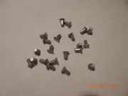 SOLID ALUMINUM COUNTER SUNK RIVETS. 1/4 x 1/2" , 18 PCS. NEW