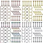 Surgical Steel Body Piercing-Nose Ring Tongue Bar Lot Eyebrow Ring Jewelry 40PC