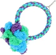 Milisten Bird Swing Birdcage Parrot Swing Perch Cotton Rope Swing for Parakeet Bird Cage Swing