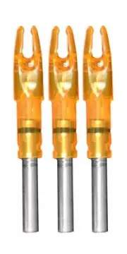 Lumenok Aluminum & Carbon Shafts Signature Series HD Orange Lighted Nock - SL3