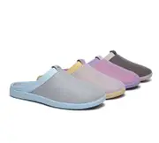 TARRAMARRA® Removable Insoles Soft Colorful Home Slippers - Blue / Light Grey / AU Ladies 6 / AU Men 4 / EU 37