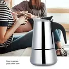 Portable Stainless Steel Coffee Pot Moka Espresso Maker Mocha Pot
