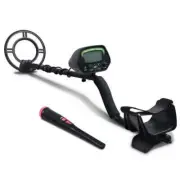 Metal Detector 220MM Deep Sensitive Waterproof LCD with Pinpointer