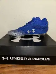 Under armour Spotlight Clone 4.0 MC Football Cleats Mens 10 Blue 3027977 401
