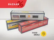Diorama shipping container. Scale 1:43. BAZAAR. Transport container.