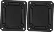 ULTECHNOVO 2PCS Rectangular Bass Radiator Speaker Passive Diaphragm Plate for Car Speaker Replacement Enhanced Sound for Multi Device Use Durable Design for Exceptional Audio Performance