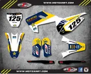 Husqvarna FC 250 350 450 2016-2018 Full Custom Graphic kit NIMBLE style decals