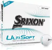 Srixon UltiSoft 4, 1 Dozen Golf Balls Soft Feel Very Low Compression Control