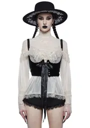 [Widow] Fall From Grace Velvet Underbust Corset