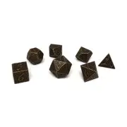 Medal Dice Poly Set Dragon Scale Poly Set - Copper (7) New