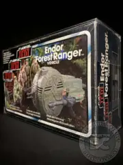 DEFLECTOR DC®Star Wars Endor Forest Ranger Vehicle (Palitoy) DISPLAY CASE