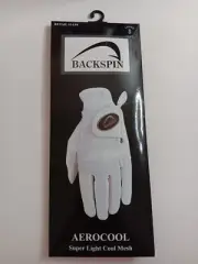 BACKSPIN Aerocool Super Light Cool Mesh Ladies Women's Left Hand Golf Glove S