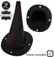 RED STITCH REAL LEATHER GEAR BOOT OVER RUBBER+PLASTIC FRAME FITS MG MGB GT (for: MG)