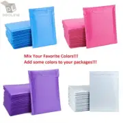 Mix Your Color 100 Poly Bubble Padded Envelopes Mailers #5 10.5 x 16