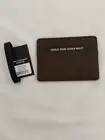 Herschel Charlie Cardholder Wallet Vegan Leather In Chi Coffee Brown New