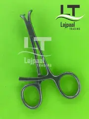 Bone Reduction Forceps 7" Long Ratchet Curved Surgical Orthopedic Instrument 5PC
