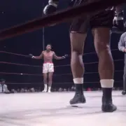 Muhammad Ali in corner between rounds vs Zora Folley at Madison Sq- Old Photo