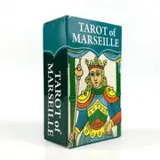 Tarot of Marseille Mini Marseille Tarot Cards 78 Tarot Cards ,Pocket Board Game Suitable For Travel Carrying,Party Cards Game