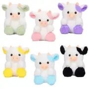Pink Cow Plush Toy Belle Strawberry Cow Cute Strawberry Cow Doll for Kid Birthday Gift