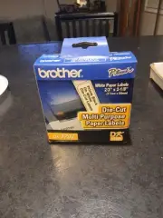 Brother p-touch Dk-1204 File Folder Paper Labels - NEW