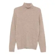 [Roberto Collina] Roberto Collina Turtleneck Sweater 52 IT NEUTRALS