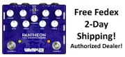 New Wampler Dual Pantheon Deluxe Dual Overdrive Guitar Effects Pedal