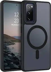 BENTOBEN Case for Samsung Galaxy S20 FE, Compatible with Magsafe, Slim Magnetic Design Soft TPU Bumper Shockproof Protective Drop Protection Case for Samsung S20 FE 4G/5G, Black