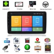 9" Android 9.1 2 Din Car Stereo Radio GPS MP5 Player WiFi Bluetooth 1+16G (for: Subaru)