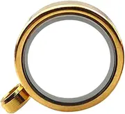 [Anneome] Locket Pendants for Jewelry Making Pendant Bezel Photo Charm Pendant Glass Double Sided Photo Frame Locket Pendant Necklace Small Photo Pendant Charm Double Sided Photo Charm