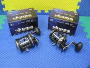 OKUMA HP CLASSIC PRO XP LEVELWIND TROLLING REEL 2 BRGS XP-302La 2 PACK!!