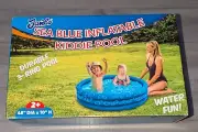 Inflatable Kiddie Pool 48” Diameter x 10" Height (New/Sealed Box)