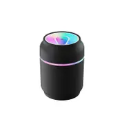 Colorful Cup Air Humidifier Desktop Home Car Air Humidifier (Black)