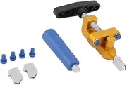 Baxnore Glass Tile Cutter Hand Tool, Integrated Handheld Alloy Cutter with Boundary Opener for Ceramic Cutting, Glass Mosaic, Porcelain Tiles, 290g
