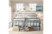 Istyle Monaco Double Bed Frame Metal Black